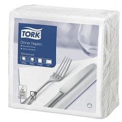 SERVIETTES SOFT 39X39CM 3PL 12X100 BLANC