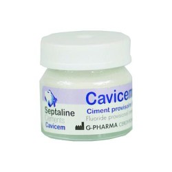 CAVICEM CIMENT PROVISOIRE BLANC POT 28GR.