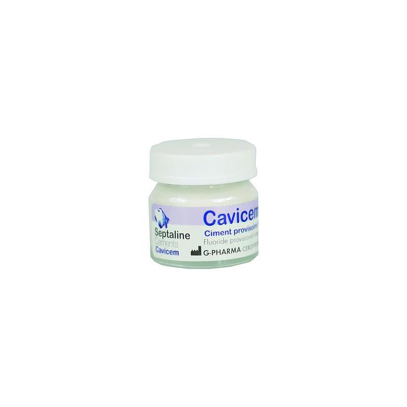 CAVICEM CIMENT PROVISOIRE BLANC POT 28GR.