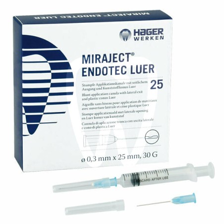 MIRAJECT ENDOTEC 0,5X25MM 25G